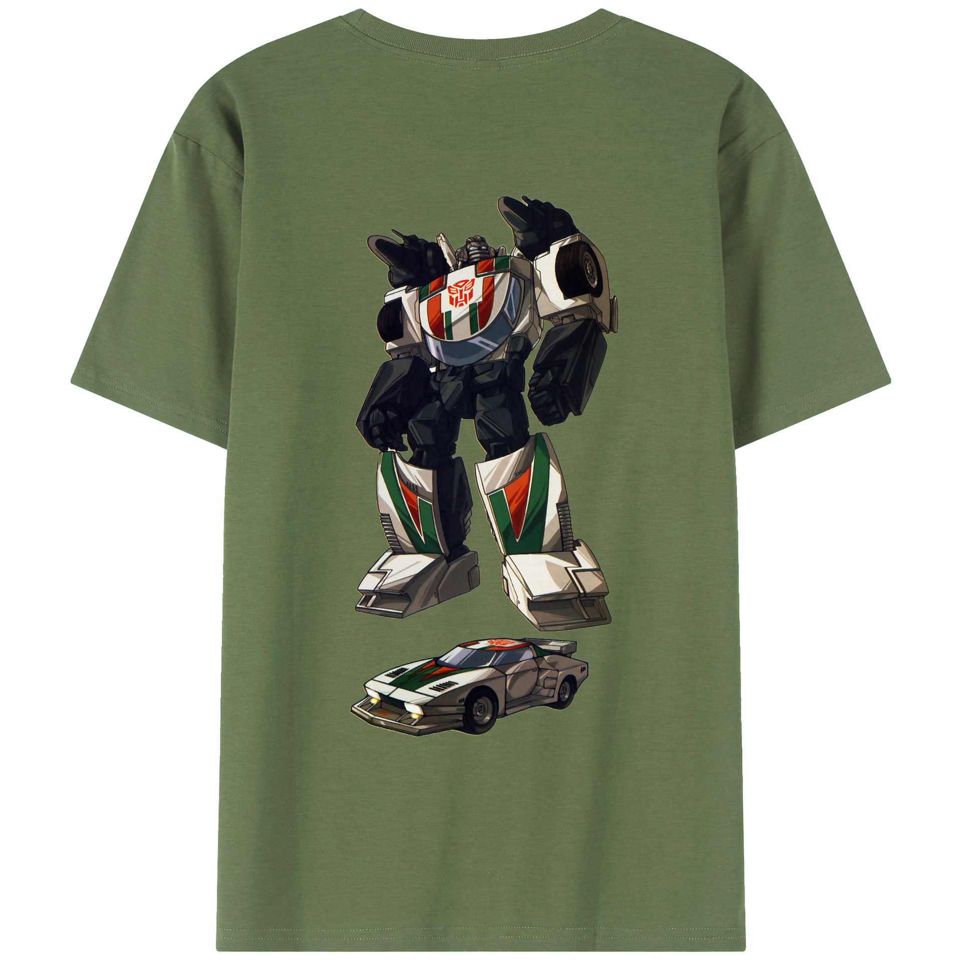 （画像用）  綿100％ メンズ半袖Tシャツ（バックプリント） 通気性